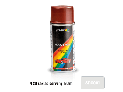 MOTIP- základní barva červená 150 ml