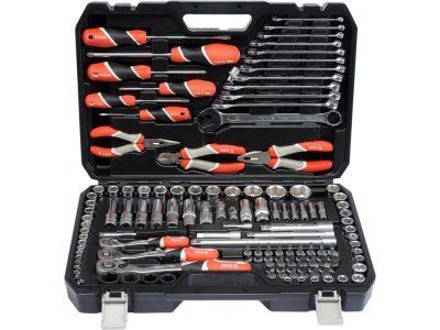 YATO gola sada 1/2", 3/8", 1/4" 129 ks