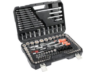 YATO gola sada 1/2", 3/8", 1/4" + příslušenství 120ks
