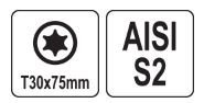 YATO bit 10 mm TORX T30 x 75mm