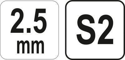YATO šroubovák T imbus 2,5mm