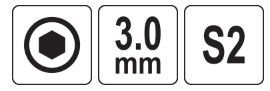 YATO šroubovák T imbus 3mm