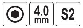 YATO šroubovák T imbus 4mm