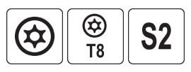 YATO šroubovák T torx T8