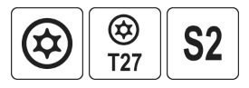 YATO šroubovák T torx T27