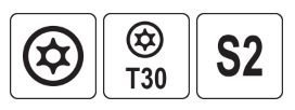 YATO šroubovák T torx T30