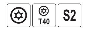 YATO šroubovák T torx T40