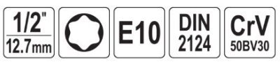 YATO ořech torx E11 1/2