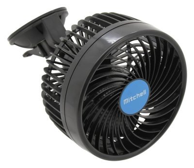Ventilátor MITCHELL 115mm 12V na přísavku
