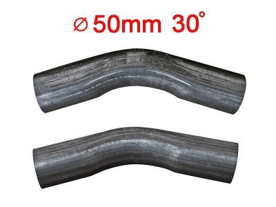 Koleno výfuku průměr 50 mm, úhel 30 st.