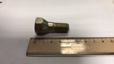 šroub kola ŽIGUL délka závitu 20mm M12x1,25
