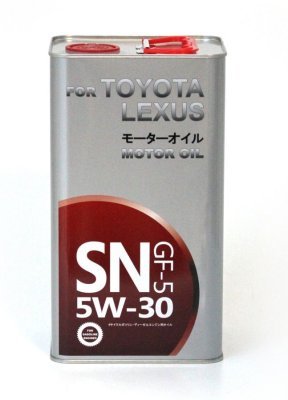 TOYOTA 5W30 API SN ILSAC GF-5 4 LITRY, motorový olej