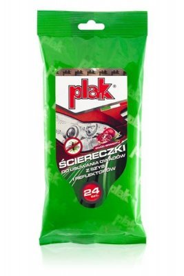 PLAK Vlhčené ubrousky na skla a reflektory 21X18CM 24 kusů