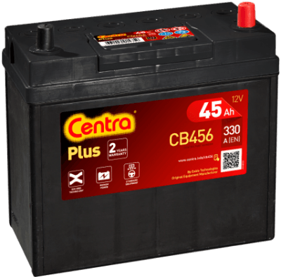 Autobaterie Centra Plus 45AH , 12V 330A ,CB456