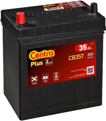 Autobaterie Centra Plus 35AH , 12V 240A , CB357 , L+ PLUS POL VLEVO
