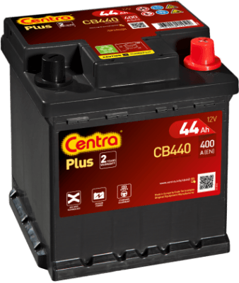 Autobaterie Centra Plus 44AH , 12V 400A ,CB440
