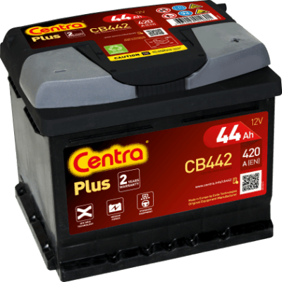 Autobaterie Centra Plus 44AH , 12V 420A ,CB442