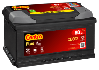 Autobaterie Centra Plus 80AH , 12V 700A ,CB802