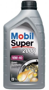 MOBIL 10W40 Super 2000, X1, 1 litr, motorový olej