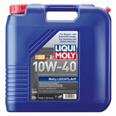 LIQUI MOLYMoS2 Leichtlauf 10W-40, 20L, motorový olej
