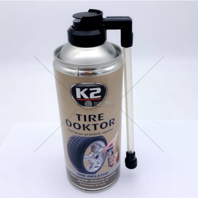 K2 TIRE DOKTOR Sprej na opravu pneumatik