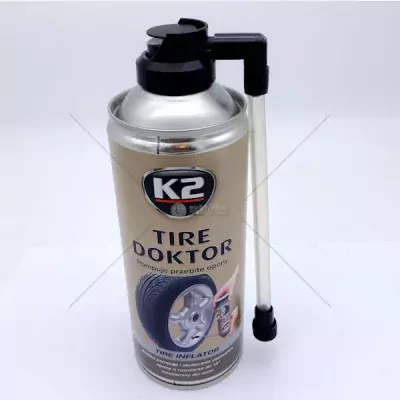 K2 TIRE DOKTOR Sprej na opravu pneumatik