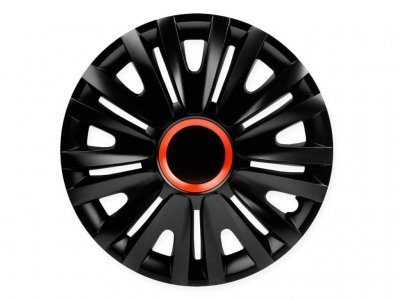 Poklice ROYAL 14 black/red ring