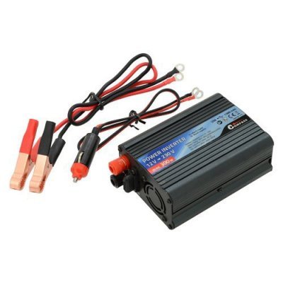 Měnič napětí (Transformátor) 12/230V 300W + USB