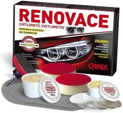 CAREX Sada na renovaci světlometů