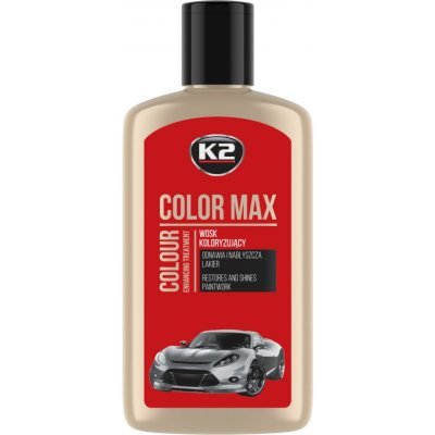K2 COLOR MAX barevný vosk červený