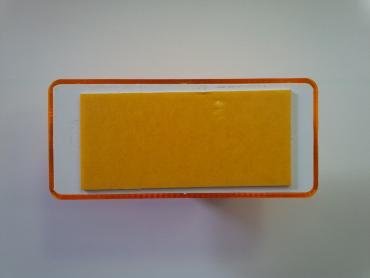 Odrazka 90x40 samolepící oranžová