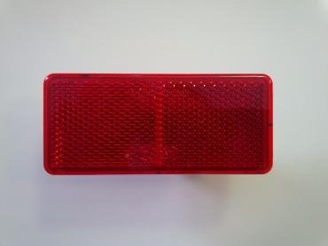 Odrazka 90x40 samolepící červená