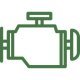 Motor a brzdy čističe