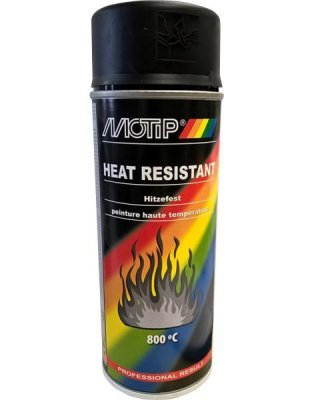 Žáruvzdorný sprej - černý 400ml MOTIP 04031