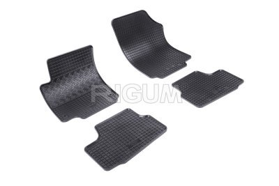 Seat Mii 2012- / Škoda CITIGO 2011-2019 / VW UP 2011- gumové rohože (sada 4ks)