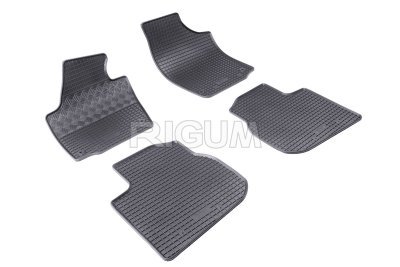 SEAT TOLEDO 2012-, ŠKODA RAPID 2012-2019 gumové rohože (sada 4ks)