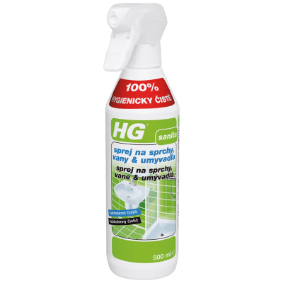 HG Sprej na sprchy, vany & umyvadla 500 ml