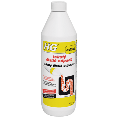 HG Tekutý čistič odpadů 1 l