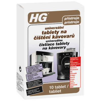HG Univerzální tablety na čištění kávovarů 10 ks