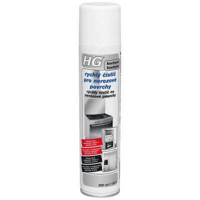 HG Rychlý čistič pro nerezové povrchy 300 ml