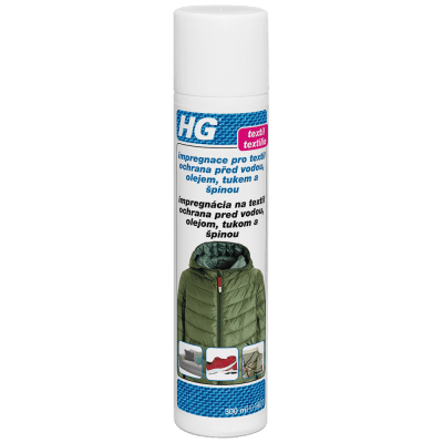 HG Impregnace pro textil ochrana před vodou, olejem, tukem a špínou 300 ml