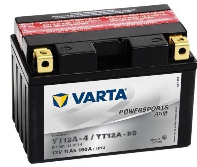 Motobaterie Varta  Levá 12V,11Ah/160A