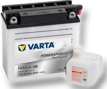 Motobaterie Varta Pravá 12V  5,5Ah/40A