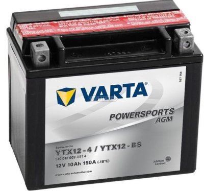 Motobaterie Varta  Levá 12V,10Ah/150A