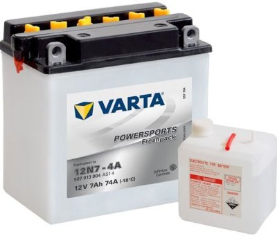 Motobaterie Varta Levá 12V, 7Ah/40A
