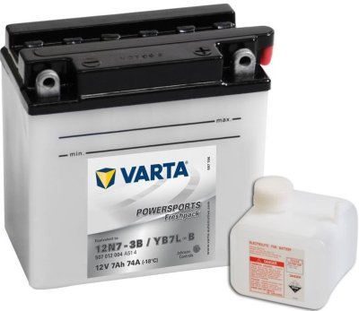 Motobaterie Varta Pravá 12V  7Ah/40A