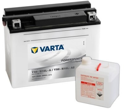 Motobaterie Varta  Pravá 12V,20Ah/260A