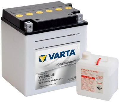 Motobaterie Varta  Pravá 12V,30Ah/300A