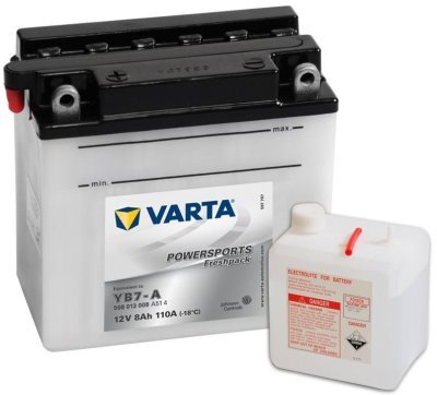 Motobaterie Varta Levá 12V, 8Ah/110A
