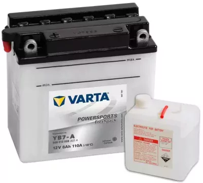 Motobaterie Varta Levá 12V, 8Ah/110A